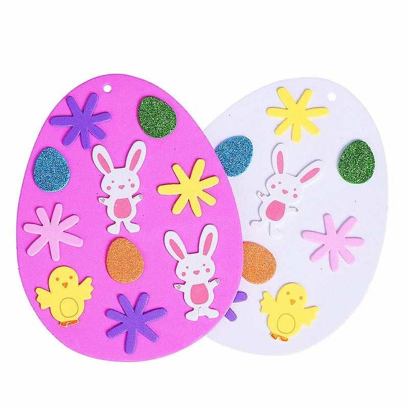 Max Fun 208PCS Easter Foam Stickers Set for Egg Crafts DIY - Kids Decorations Party Favors Supplies - Image 3